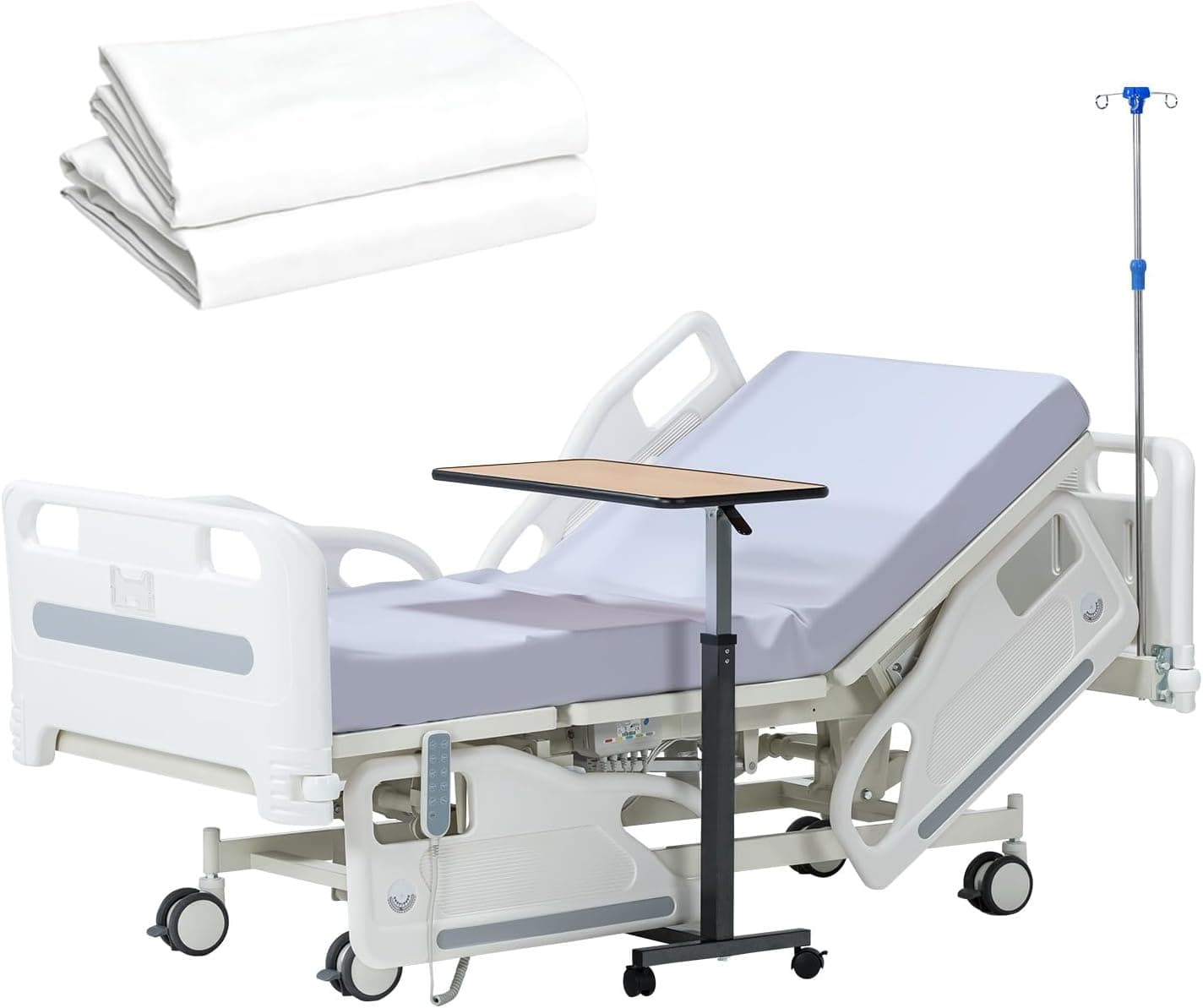 Premium Hospital Bed, 5-Function Full Electric